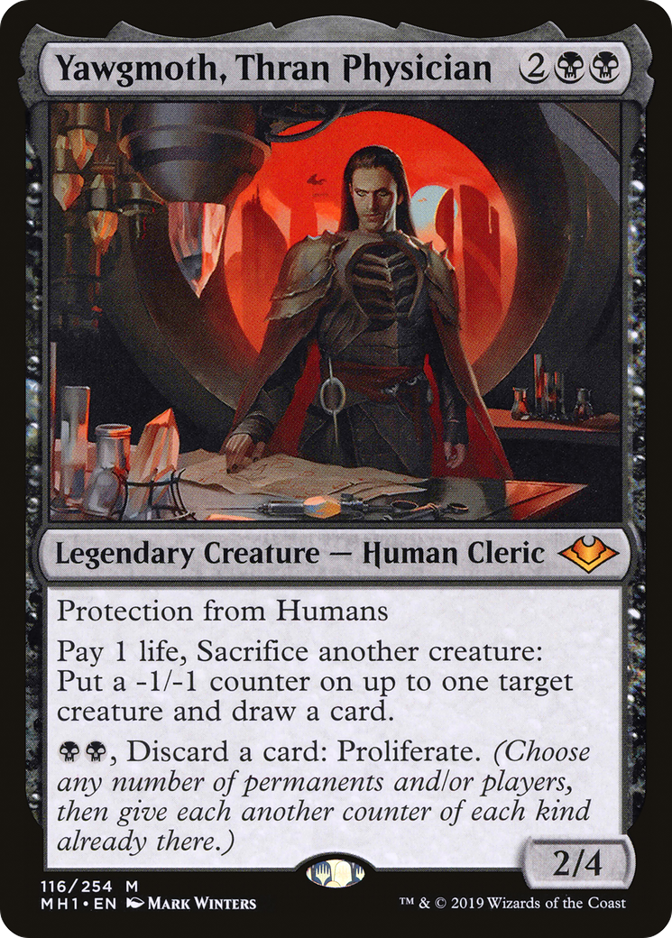 Yawgmoth, Thran Physician (MH1-116) -  Foil