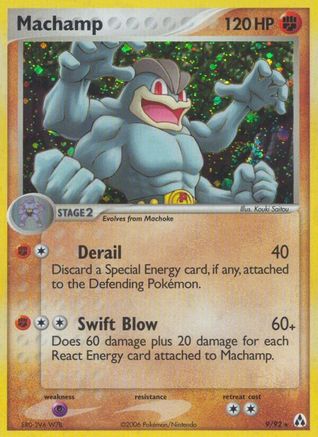 Machamp 9/92 - Holofoil