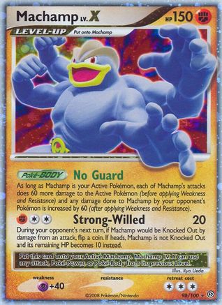 Machamp LV.X 98/100 - Holofoil