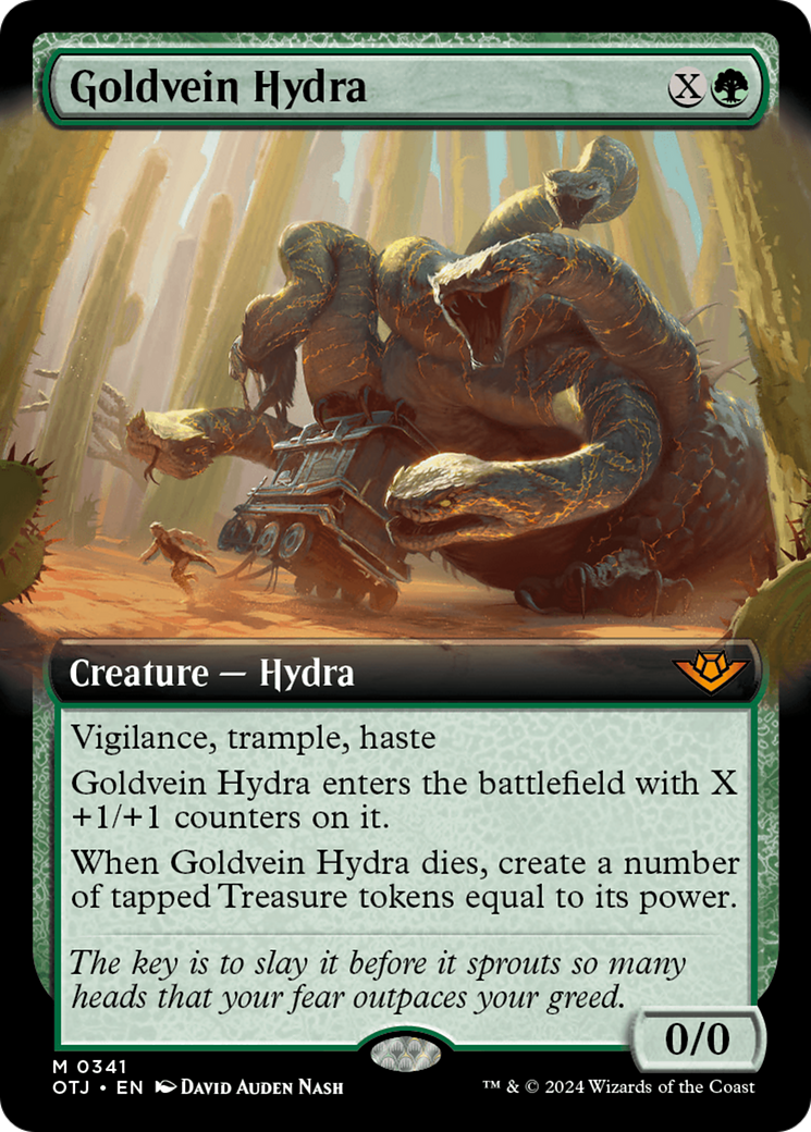 Goldvein Hydra (OTJ-341) - : (Extended Art) Foil