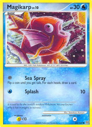 Magikarp 65/100 - Reverse Holofoil