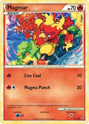 Magmar 52/95 - Reverse Holofoil