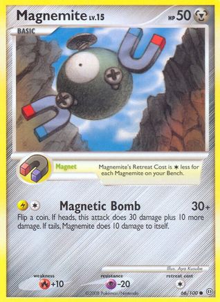 Magnemite (66) 66/100 - Reverse Holofoil