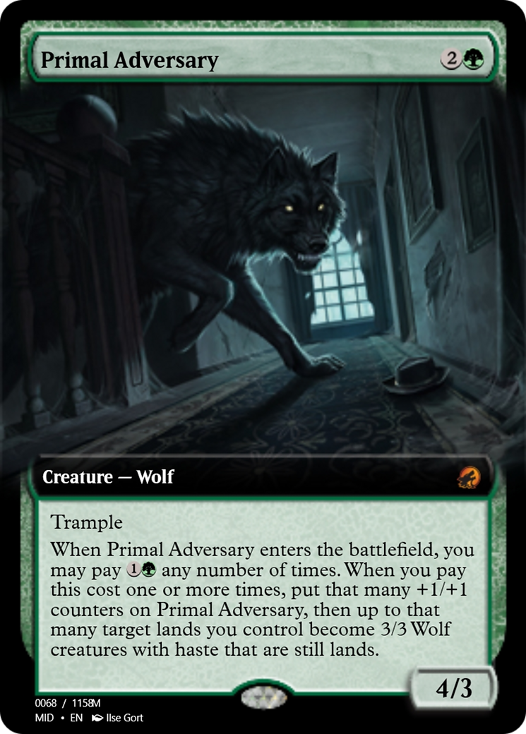 Primal Adversary (PRM-94016) -  Foil