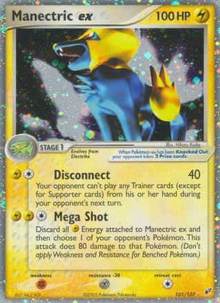 Manectric ex 101/107 - Holofoil