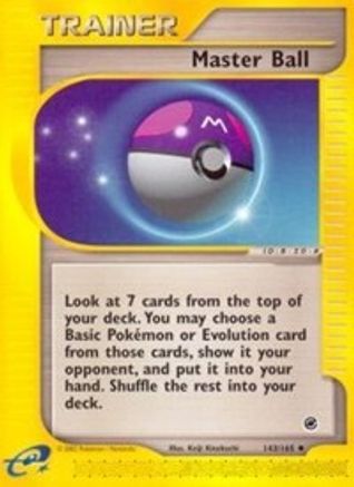 Master Ball 143/165 - Reverse Holofoil