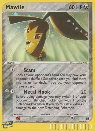 Mawile 9/100 - Reverse Holofoil