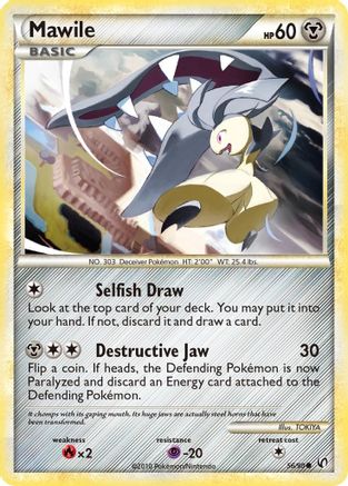 Mawile 56/90 - Reverse Holofoil