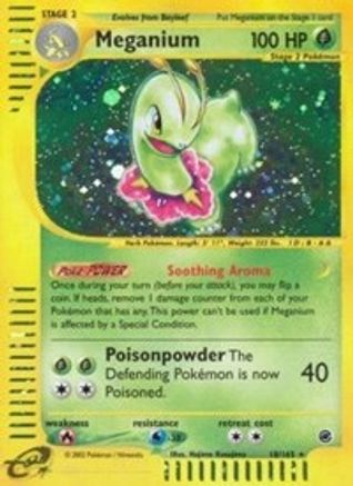 Meganium (18) 18/165 - Reverse Holofoil