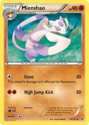 Mienshao 70/101 - Reverse Holofoil