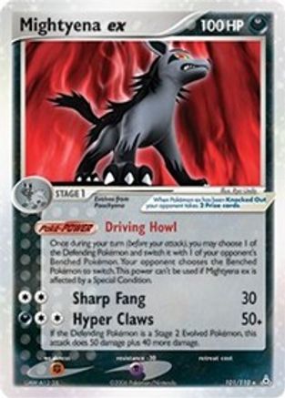 Mightyena ex 101/110 - Holofoil