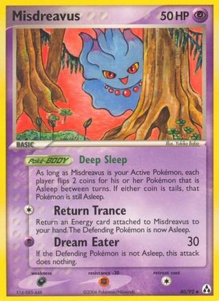 Misdreavus 40/92 - Reverse Holofoil