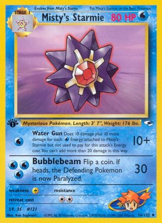 Misty's Starmie 56/132 - Unlimited