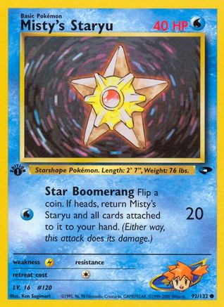 Misty's Staryu 92/132 - Unlimited