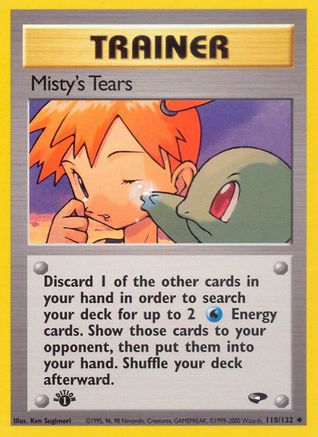 Misty's Tears 118/132 - 1st Edition