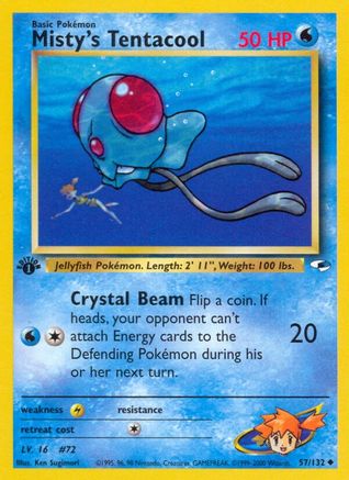 Misty's Tentacool (57) 57/132 - 1st Edition