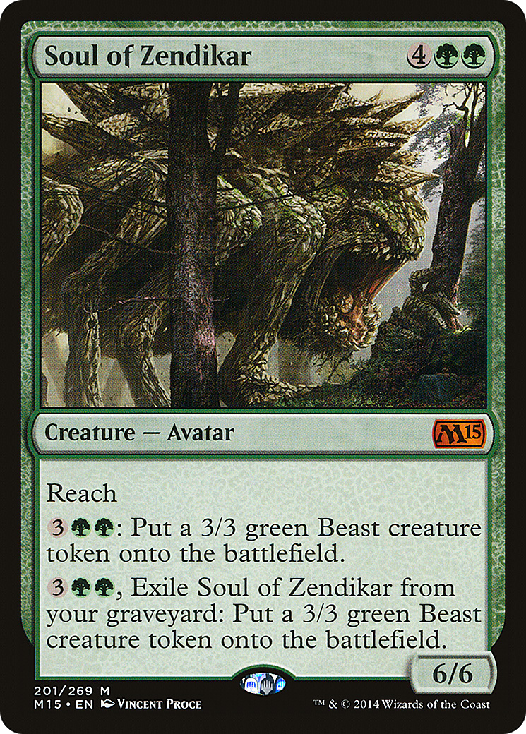 Soul of Zendikar (M15-201) -  Foil