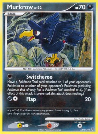 Murkrow 72/147 - Reverse Holofoil