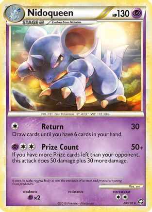 Nidoqueen 28/102 - Reverse Holofoil