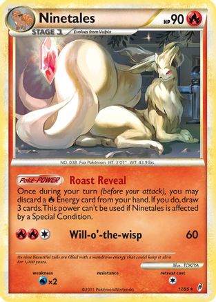 Ninetales 17/95 - Reverse Holofoil