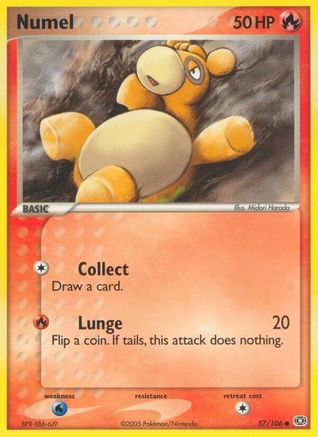 Numel - 057/106 57/106 - Reverse Holofoil