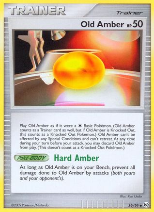 Old Amber 89/99 - Reverse Holofoil