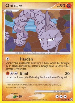 Onix 69/100 - Reverse Holofoil