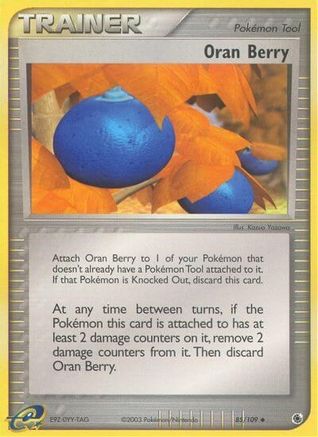 Oran Berry 85/109 - Reverse Holofoil