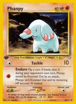 Phanpy 43/111 - 1st Edition