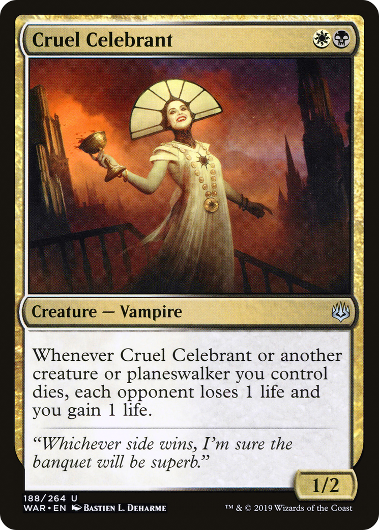 Cruel Celebrant (WAR-188) -  Foil