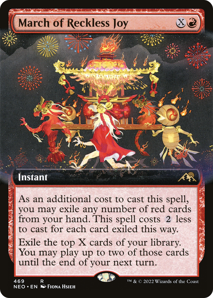 March of Reckless Joy (NEO-469) - : (Extended Art) Foil