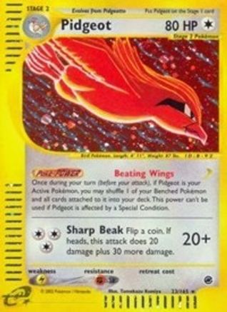 Pidgeot (23) 23/165 - Reverse Holofoil