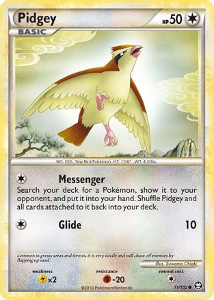 Pidgey 71/102 -