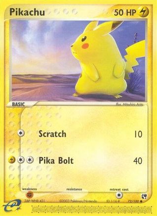 Pikachu 72/100 -