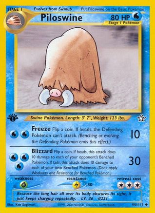 Piloswine 44/111 - 1st Edition