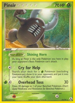 Pinsir 24/92 - Reverse Holofoil