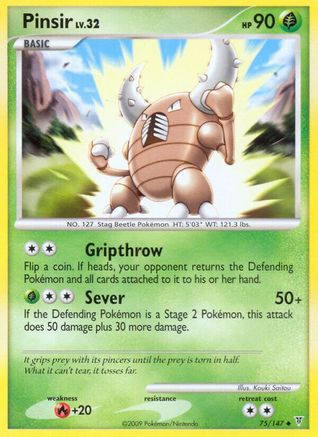 Pinsir 75/147 - Reverse Holofoil