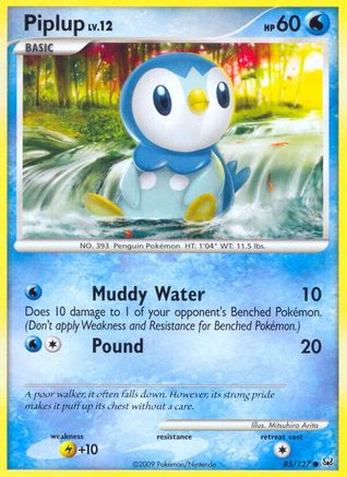 Piplup 85/127 - Reverse Holofoil