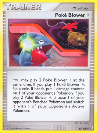 Poke Blower + 88/100 - Reverse Holofoil