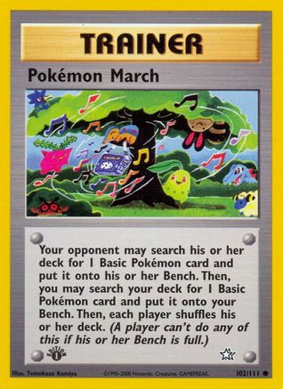 Pokemon March 102/111 - Unlimited