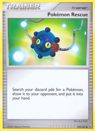 Pokemon Rescue 115/127 - Reverse Holofoil