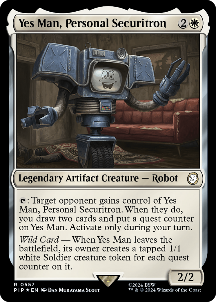 Yes Man, Personal Securitron (PIP-557) -  Foil