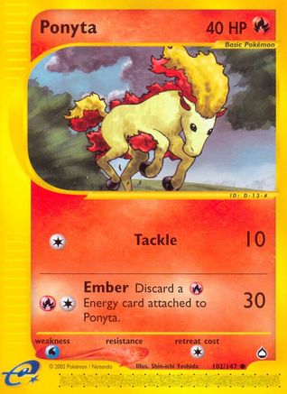 Ponyta 102/147 - Reverse Holofoil