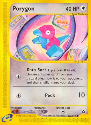 Porygon (103a) 103a/147 -