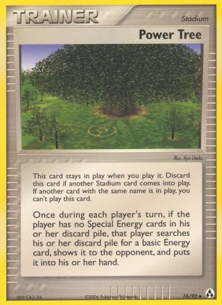 Power Tree 76/92 - Reverse Holofoil