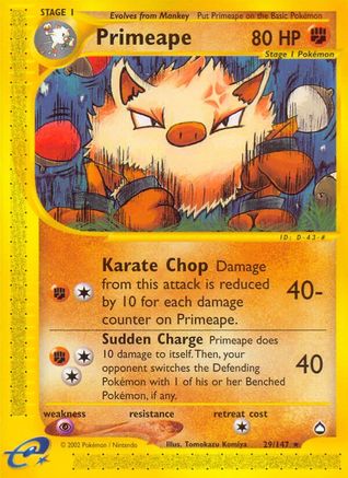 Primeape 29/147 - Reverse Holofoil