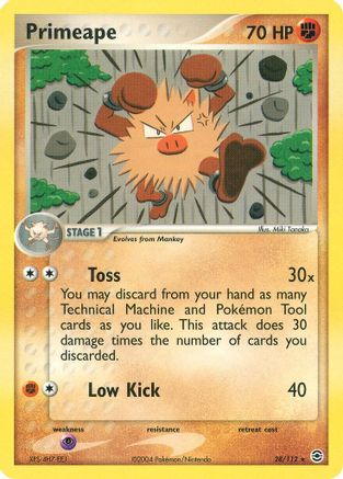 Primeape 28/112 - Reverse Holofoil