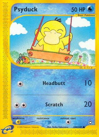 Psyduck 104/147 - Reverse Holofoil