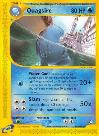 Quagsire 30/147 - Reverse Holofoil