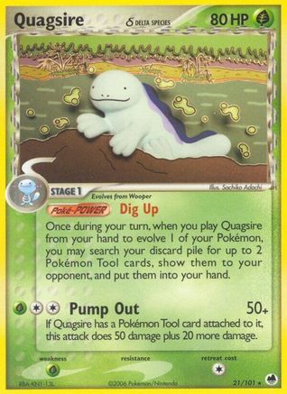 Quagsire (Delta Species) 21/101 - Reverse Holofoil